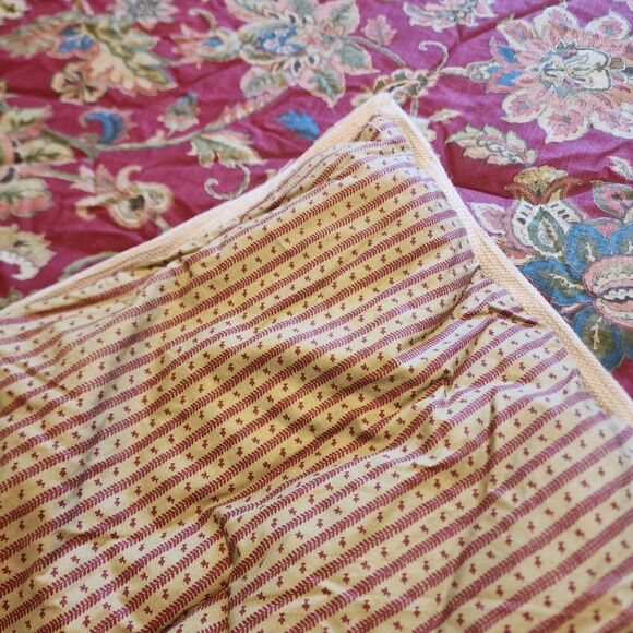 Chaps King Bedding Set Cottage Rose Cottagecore Bold Feminine Woven Floral Shams - Picture 2 of 7